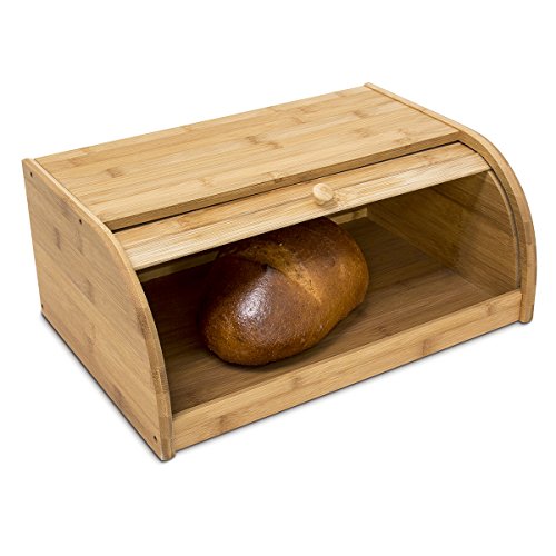 Caixa de armazenamento de pão Relaxdays | Castanho (Armazenamento e limpeza) Relaxdays - Caixas e sacos para pão - armazenamento, castanho, pão