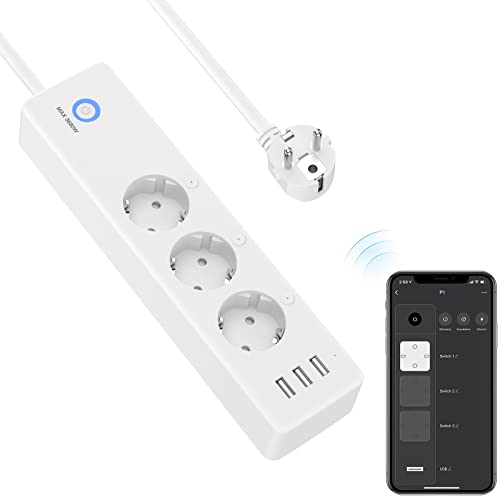 Extensão Elétrica OHMAX 3 Tomadas + 3 USBs Branco OHMAXX - Fios e cabos elétricos - 3 tomadas, 3 USBs, branco