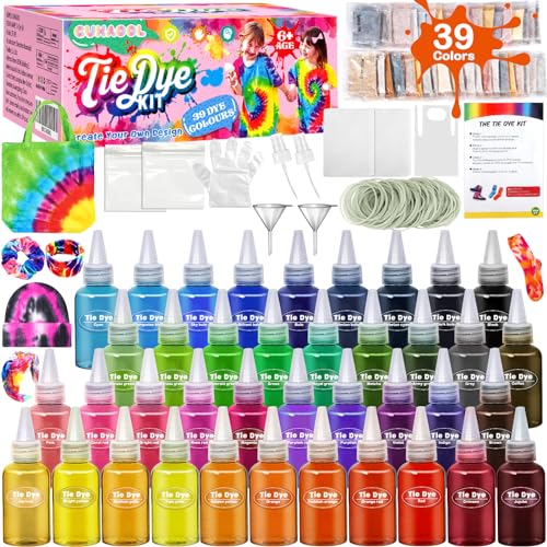 Tinta para Tecido GUHAOOL 39 Cores Tie Dye Kit GUHAOOL - Tinta, tinta de arte e esmalte - tinta, tecido, guhaool, tie dye kit, 39 cores