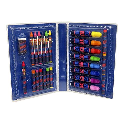 Conjunto de Papelaria Fc Barcelona 25 Peças CYP BRANDS - Kits de desenho e pintura - 25 peças, estuche, cadernos, lápis, canetas
