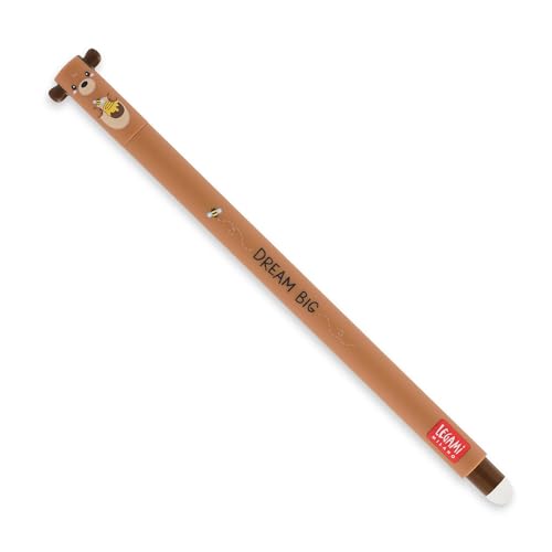 Esferográfica Gel Retrátil LEGAMI Panda (Preto) Legami - Canetas - retrátil, gelo, borracha, não secante