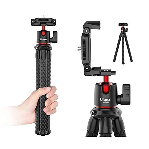 Tripé Ulanzi MT-11 | Preto (Acessório Imagem e Som) ULANZI - Tripés e monopés - universal, cabeça dupla, 1 kg, 90 cm
