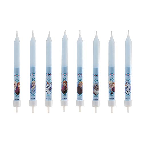 Vela DISFRAZZES Reine Des Neiges (Azul - 8x8x12cm) Reine des Neiges / Frozen - Velas de aniversário - reine des neiges, azul, 8x8x12cm
