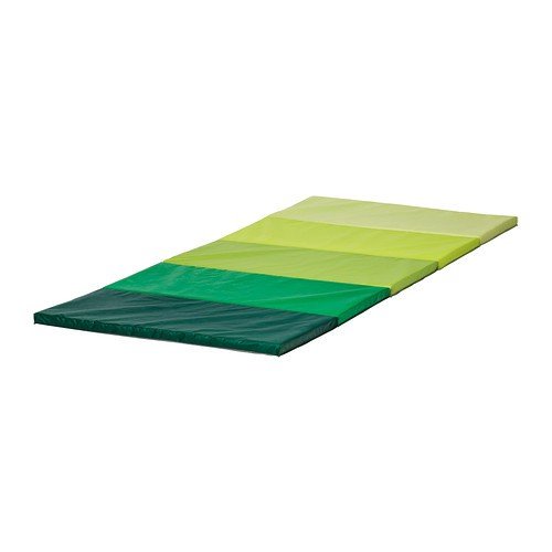 Tapete de Fitness IKEA Plufsig Verde (185 x 78 x 2.5 cm) Ikea - Tapetes de ginásio - fitness, verde, 185x78x2,5 cm