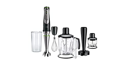 Batedeira BRAUN MQ9147X (Preto - 800 W) Braun - Batedeiras e liquidificadores - preto, 800 w, 3 velocidades