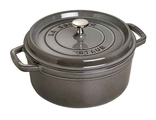 Panela de Ferro Fundido STAUB RONDE GREY DIAM 1 STAUB - Fornos holandeses - panela, ferro fundido, staub, ronde, grey