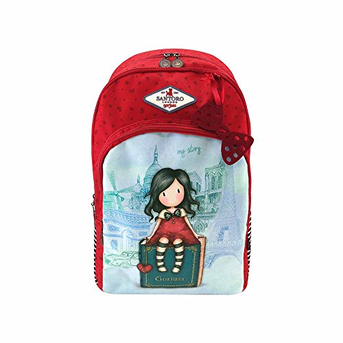 Mochila GORJUSS My Story (Preto - 39x30x13cm) Mochila - Livros - preto, 39x30x13cm