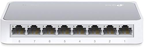 Switch TP-LINK TL-SF1008D (8 Portas Gigabit) TP-Link - Concentradores e comutadores - gigabit, 8 portas, sem ventilador, green ethernet