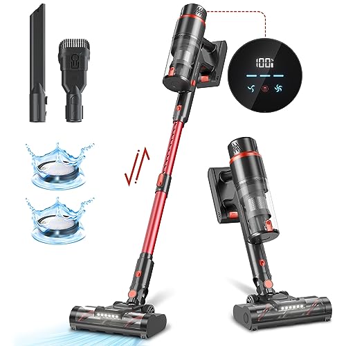 Aspiradora Vertical Sem Fio PRETTYCARE V1 (33 kPa - 420 W) PRETTYCARE - Aspiradores - vertical, sem fio, 33 kPa, 420 W, 55 minutos