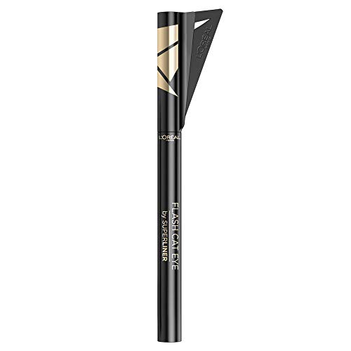 Eyeliner L'ORÉAL Paris Superliner Flash Cat Eye 01 Preto L'OREAL PARIS - Banho e corpo - preciso, elegante, resistente à água