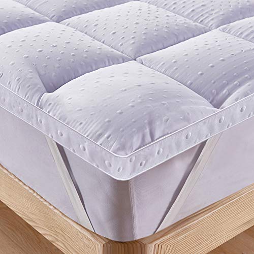 Topper de Colchão BEDECOR (Algodão - Branco) IBedecor - Protetores de Colchão - algodão, branco, poliéster