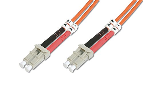 cabo de fibra ótica Digitus DK-2933-010/OM2 10 m LMO LC Laranja Digitus - Fios e cabos elétricos - 10 m, fibra ótica, lc lc, laranja