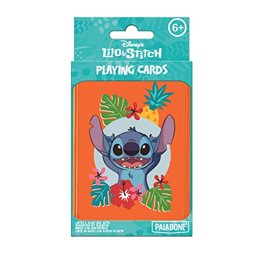 Jogo de Cartas PALADONE PP10961LS (Idade Mínima: 5) PALADONE - Jogos de cartas - lilo stitch, disney, cartas, caixa metálica