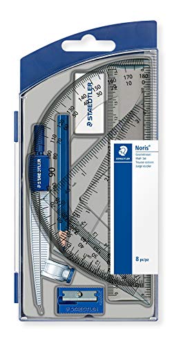 Compasso STAEDTLER Noris 550 (Prateado - 15 x 3.5 x 14 cm) Staedtler - Kits de desenho e pintura - prateado, 15 cm, plástico, 6 anos