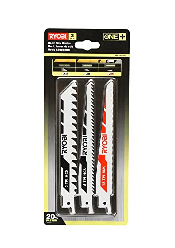 Conjunto de Lâminas para Serra Tico-tico RYOBI Rak3Rbwm (3 peças) Ryobi - Lâminas de serra - aço inoxidável, serra tico-tico, 3 peças