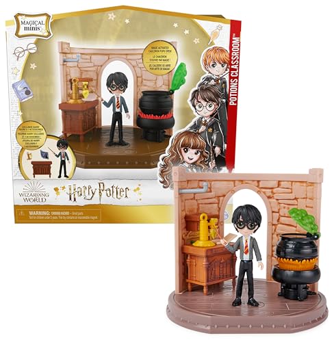 Figura HARRY POTTER Wizarding World Conjunto de aula de Potions Spin Master - Conjuntos de brinquedos - figura, potion, wizarding world, acessórios, guia de instruções