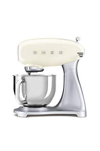 Robô de Cozinha Smeg SMF02CREU | Aço inoxidável (Preparação de Alimentos a Frio) Smeg - Batedeiras e liquidificadores - aço inoxidável, preparação de alimentos a frio