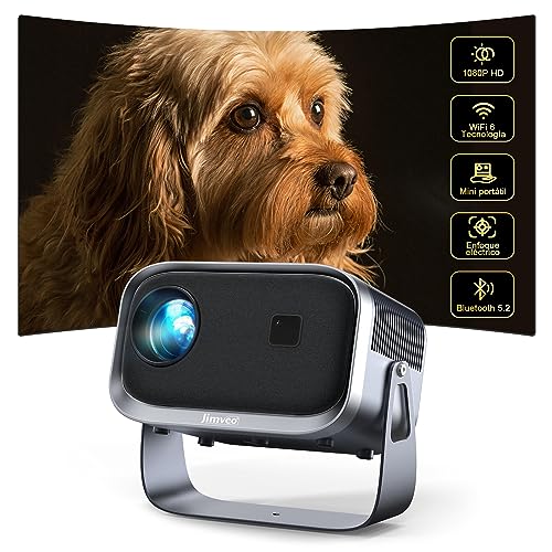 Projetor JIMVEO Mini (100 ANSI Lumens - 1080p) Jimveo - Projetores multimídia - 100 ANSI Lumens, 1080p, 2 horas, 0.30 kg