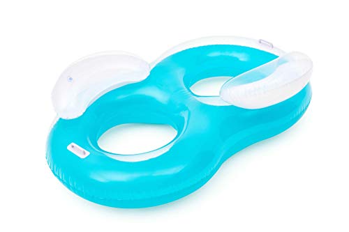 Flutuador para Piscinas e Praias BESTWAY 43009 (Azul) Bestway - Colchões e espreguiçadeiras de piscina - inflável, desmontável, almofadas de apoio, capacidade máxima 180 kg