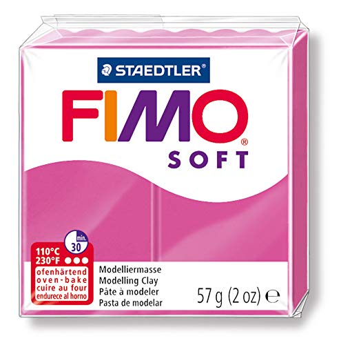 Staedtler Fimo Modelling Plastic Pink 59G Staedtler - Materiais de cerâmica e escultura - modelagem, plástico, colorável, artesanato