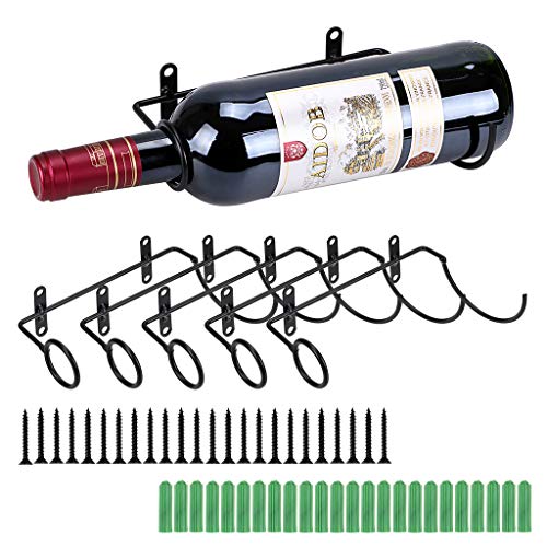 Suporte de Parede Metalico Bstkey 6 Peças BSTKEY - Suportes para vinhos - metal, suporte, parede, 6 peças