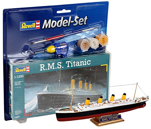 Modelo de navio REVELL R.M.S. Titanic (12 anos) Revell - Kits de modelos em escala - madeira, 12 anos, pórtico, 1/72