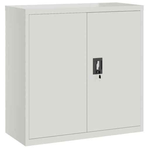 Armário Metálico com Prateleira VIDAXL (Branco - 60x30x140cm) vidaXL - Arquivos de armazenamento - prateleira, branco, 60x30x140cm