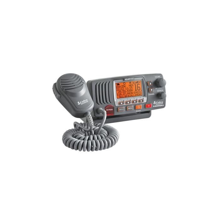 Rádio de Voz Marítimo COBRA MARINE F77B-EU Preto Cobra - Rádios bidirecionais - marítimo, preto, 0 dB