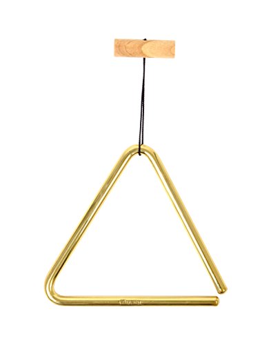 Triângulo MEINL TRI15B-1 (6'' - Aço) Meinl Percussion - Percussão manual - 6 polegadas, aço, som suave, agitador metálico