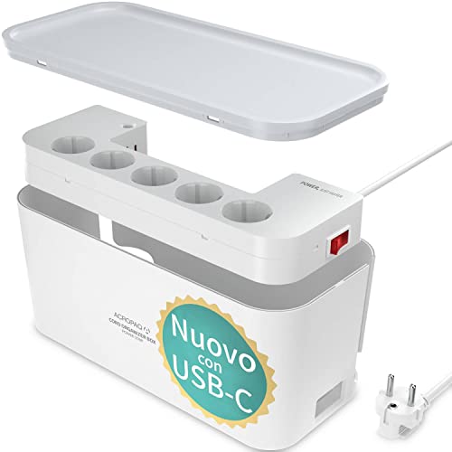 Caixa para Cabos ACROPAQ 1.7m 5 tomadas e 3 USB ACROPAQ - Fios e cabos elétricos - 5 tomadas, 3 usb, 1.7m
