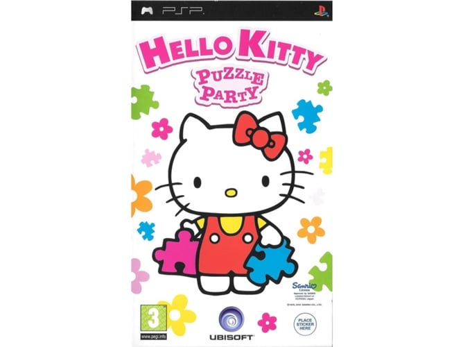 Puzzle 2D JUMBO Hello Kitty Puzzle Party (Idade Mínima Recomendada: 4 anos) UBI Soft - Software de jogos de vídeo - hello kitty, puzzle party, 50 puzzles, transforma em calculadora