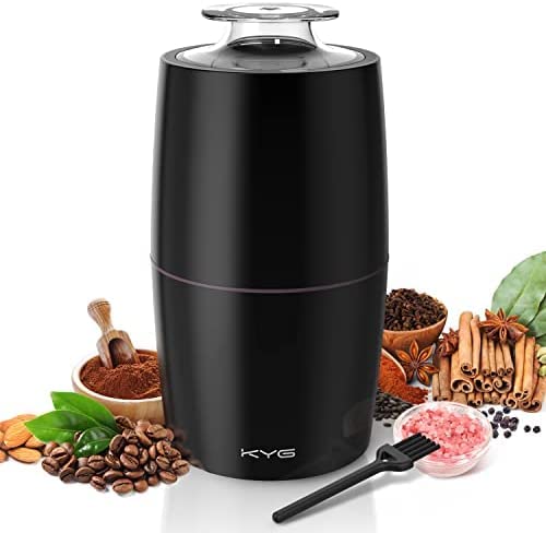 Moinho Elétrico KYG 300 W (Recondicionado Como Novo) KYG - Moedores de café - 300 W, 2 velocidades, fácil de limpar, medidor incluído