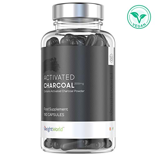 Suplemento Alimentar WEIGHTWORLD Carbono Vegetal Activado (180 Cápsulas) WeightWorld - Vitaminas e suplementos - suplemento alimentar, carbono vegetal activado, 180 cápsulas