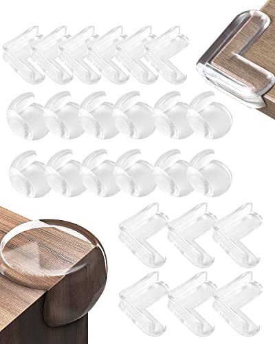 Protetores de Cantos TRONGLE 24 Peças (Branco) Trongle - Travas de segurança para bebê - 24 peças, branco, fita adesiva, esférica, L