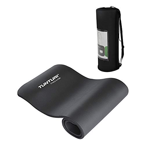 Tapete de Yoga TUNTURI Premium (Preto - 160 x 100 cm) Tunturi - Equipamento atlético de uso geral - premium, preto, 160 x 100 cm
