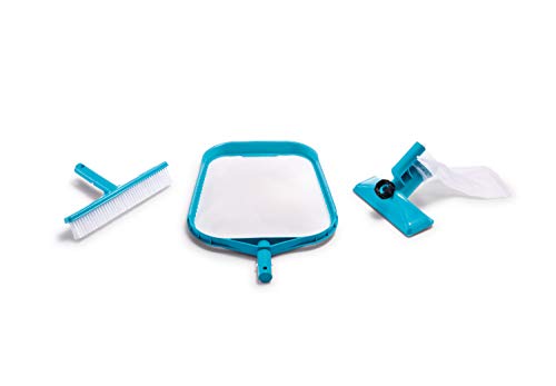 Kit de Limpeza para Piscinas Desmontáveis INTEX Basic INTEX - Móveis de exterior - rede de aterro, pincel de parede, cabeça de vassoura