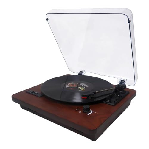 Gira-Discos DLITIME Retro (Bluetooth - Autonomia: 12 horas) DLITIME - Gira-discos e leitores de vinil - bluetooth, 12 horas, digital, 1 coluna
