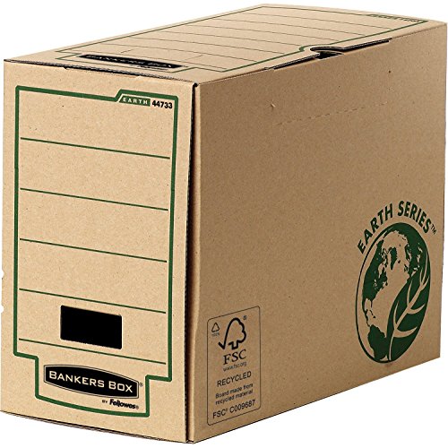 Caixa de Arquivo FELLOWES Earth (A4 - 21x29.7cm) Bankers Box - Caixas de arquivo - a4, 21x29.7cm, 20 folhas, cartão laminado