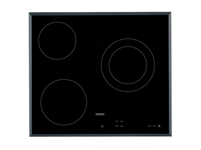 Placa de Vitrocerâmica AEG HK623021FB (Elétrica - 59.6 cm - Preto) AEG - Cooktops - elétrico, 59.6 cm, preto