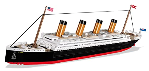 Modelo de navio da coleção COBI RMS Titanic (1:450) COBI - Blocos de encaixe - modelismo, navio, coleção, cobi, RMS Titanic