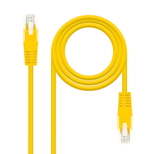 Cabo de Rede NANOCABLE (RJ45 - 7 m - Amarelo) NANOCABLE - Cabos de rede - 7 m, rj45, amarelo, AWG 24