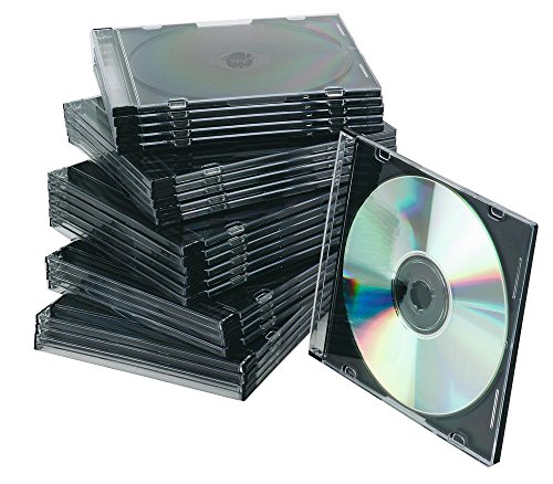 Caixa para Discos Q-CONNECT Slimcase (Transparente - 25) Q-Connect - Estojos e organizadores de cd/dvd - caixa, discos, q-connect, slimcase, transparente, 25