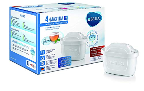Filtro para filtro de água brita maxtra+ cartucho 4peça(s) 1025373 BRITA - Filtros de água em linha - recarga, plástico, lavável, branco