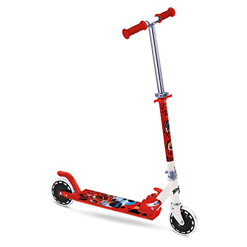 Mota MONDO Miraculous Ladybug (Idade mínima recomendada: 3 anos) Mondo - Patinetes elétricos - scooter, metal, rodas de plástico, alavanca ajustável