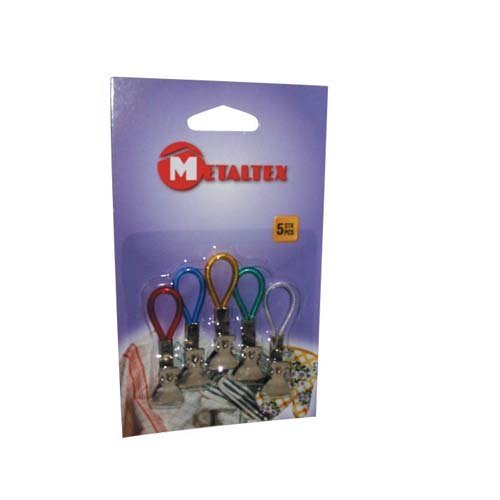 Conjunto de 5 Esponjas METALTEX (Multicor) Metaltex - Prendedores de roupa - 5 esponjas, aço inoxidável, pegas metálicas, multicor