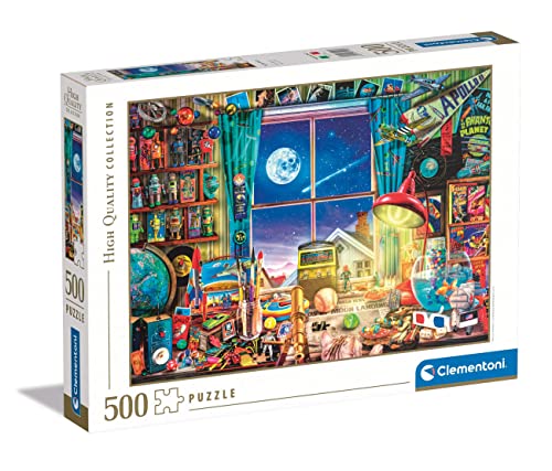 Puzzle CLEMENTONI La luna (Idade Mínima Recomendada: 3 anos - 500 Peças) CLEMENTONI - Quebra-cabeças de encaixar - puzzle, CLEMENTONI, la luna, madeira, 500 peças