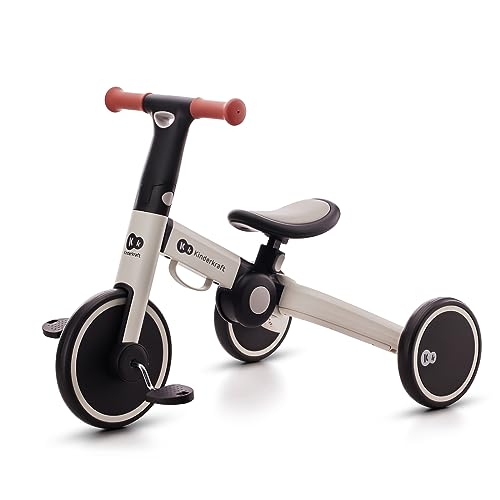 Triciclo KINDERKRAFT 4Trike (Idade Mínima: 1 Ano - Cinzento) 4Kraft - Brinquedos - 1 ano, alumínio, 3 rodas, 2,5 kg