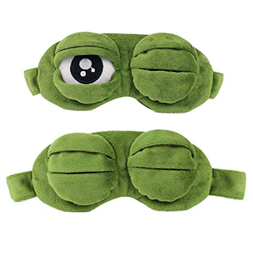 Máscara de Olhos NAXIN Sleep Mask Frog (Tamanho Único) Nanxin - Máscaras de Olhos para Dormir - máscara, olhos, tamanho único