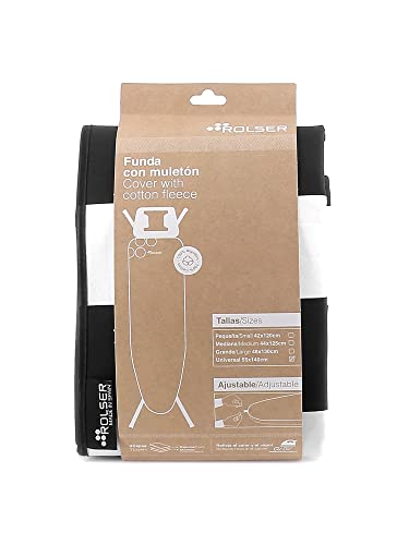 Capa para Tábua de Engomar ROLSER Algodão (140 x 55 cm) Rolser - Acessórios para telemóveis - 140 x 55 cm, algodão, fecho de corda, universal