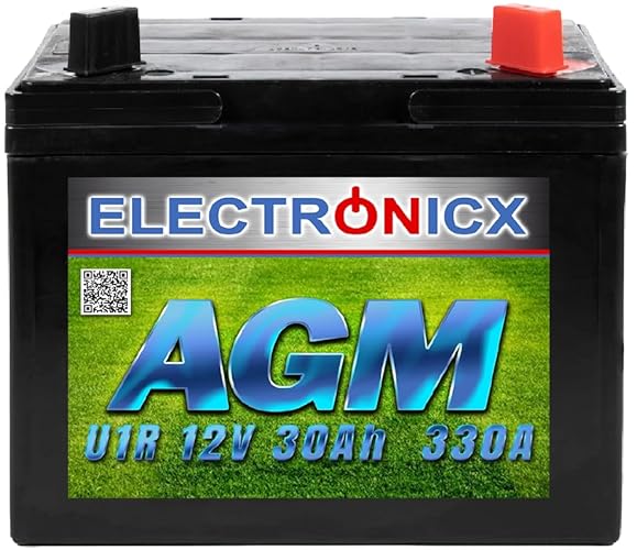Bateria Electronicx 12V 30Ah Agm Para Cortador De Relva Electronicx GmbH - Baterias - bateria, electronicx, 12V, 30AH, AGM, cortador de relva